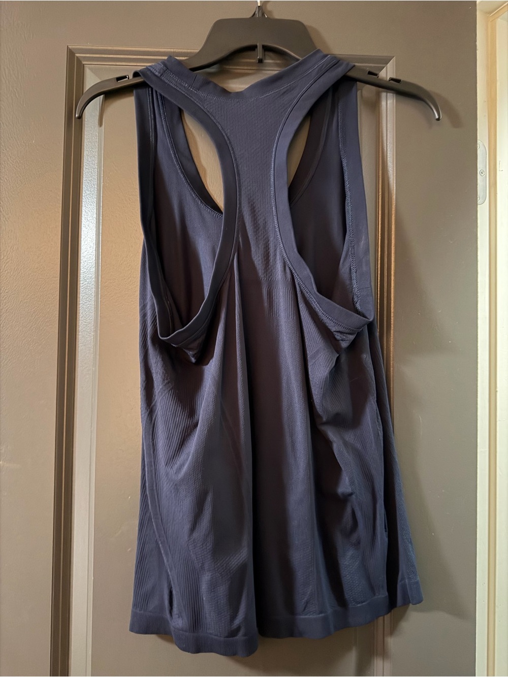 Athleta Navy Racerback Performance Tank - Picture 2 of 2
